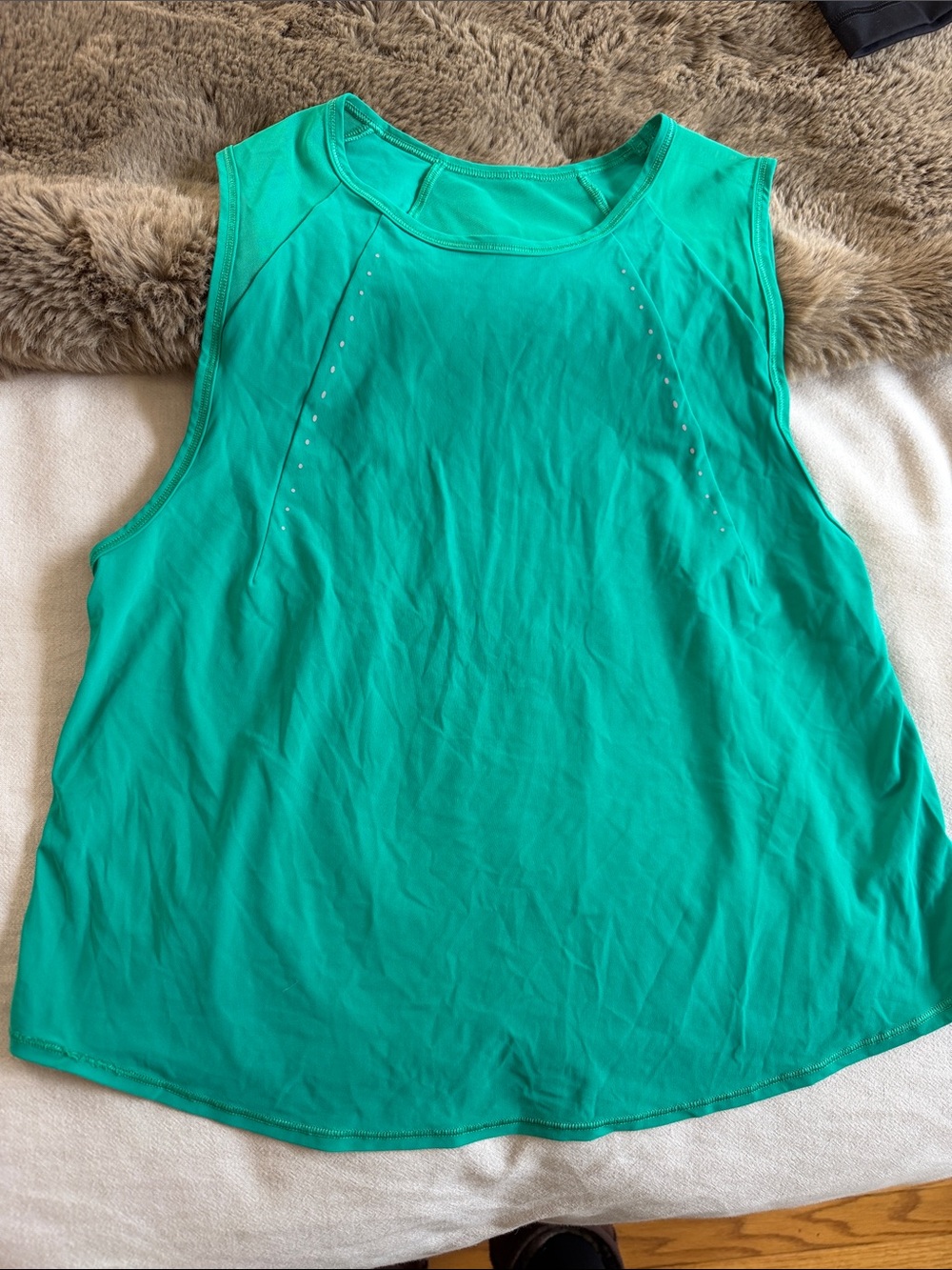 lululemon athletica Teal Green Performance Tank Top